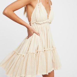 100 Degree Mini Dress Light Tan